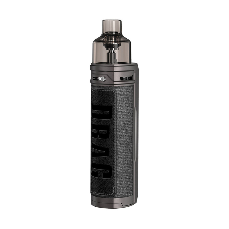 जिंक मिश्र धातु + पीसीटीजी बॉक्स मॉड किट वूपू ड्रैग एक्स 18650 4.5ml 80w ई लिक्विड वेप पेन