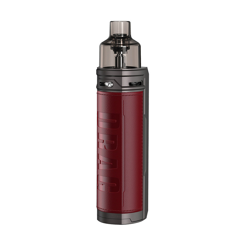 जिंक मिश्र धातु + पीसीटीजी बॉक्स मॉड किट वूपू ड्रैग एक्स 18650 4.5ml 80w ई लिक्विड वेप पेन