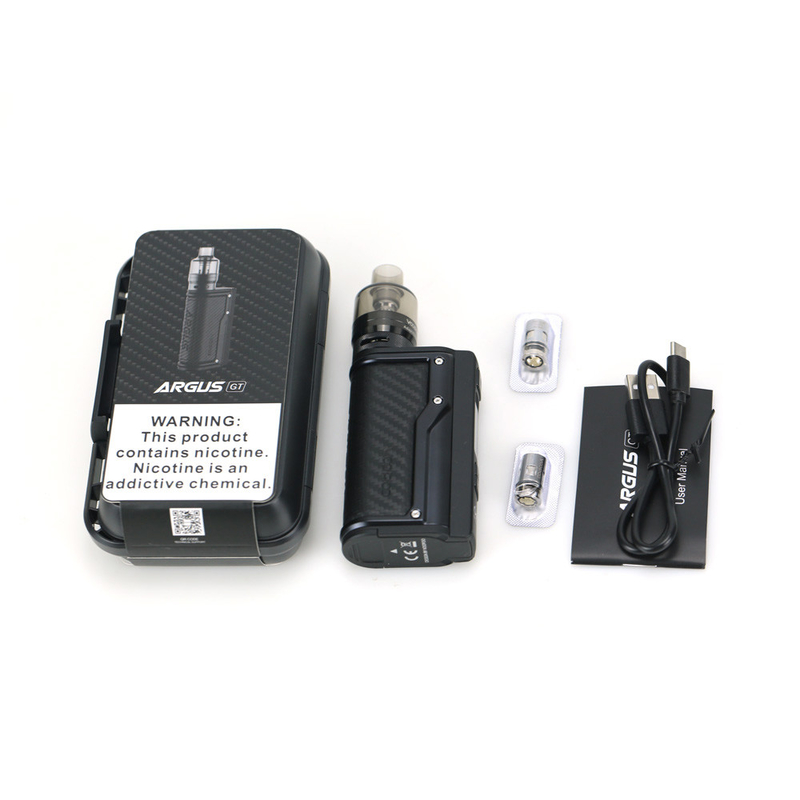 Argus Gt 160w Vape Mod Kits डुअल 18650 बैटरी 4.5ml 2ml टैंक एटमाइज़र
