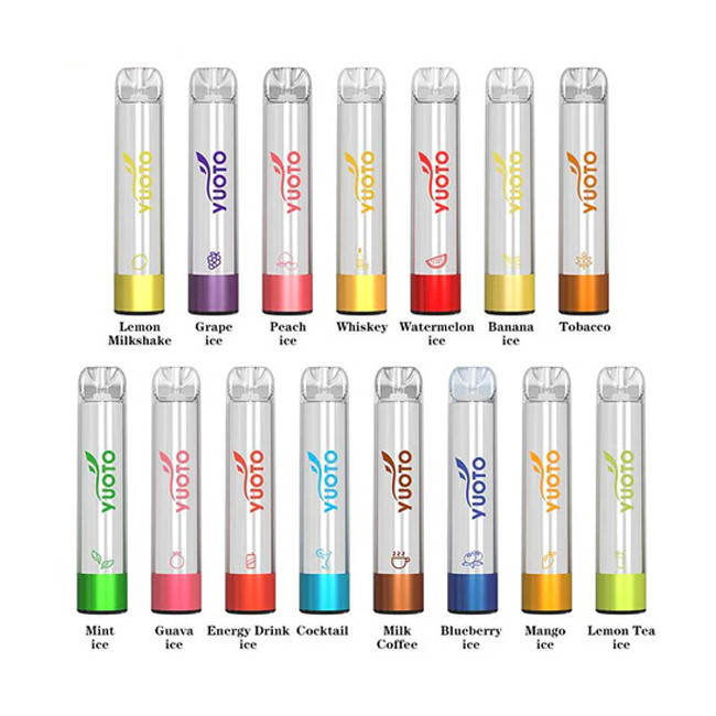 2000 पफ्स 850mah 5ml फ्लेवर्ड पॉड वेप्स यूओटो शाइन प्रो डिस्पोजेबल वेप किट