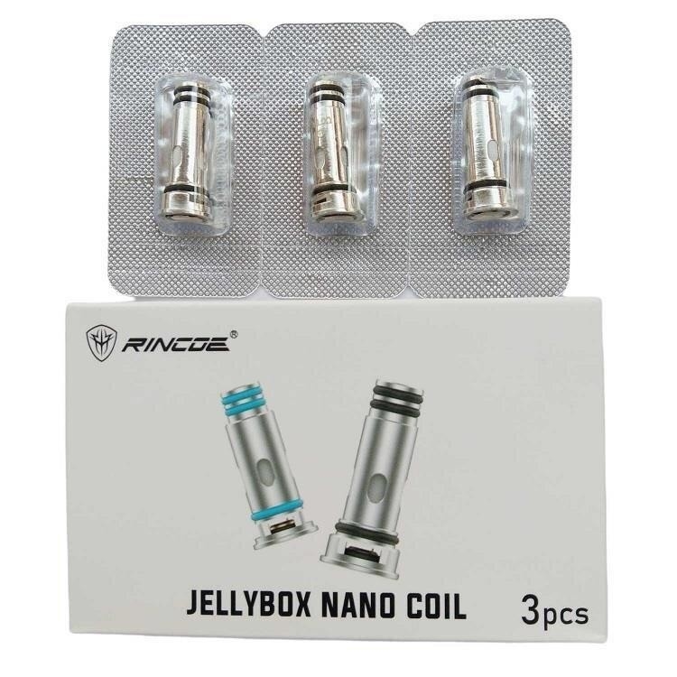 Rincoe Jellybox SE / Nano X / Air X Kit 1.0Ω / 0.5Ω के लिए Lelote Jellybox नैनो रिप्लेसमेंट कॉइल