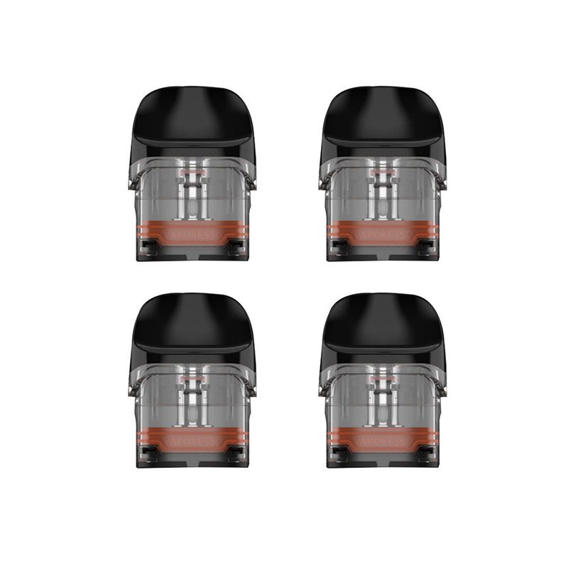 Vaporesso Luxe QS खाली पॉड कार्ट्रिज 2ml 0.6ohm 1.0ohm 4pcs Luxe QS Kit / Luxe Q Kit के लिए