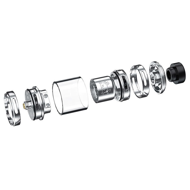 Hellvape फैट रैबिट 2 RTA 6.5ml / 4ml / 2ml डबल-कोइल RTA कस्टमाइज एयरफ्लो टैंक