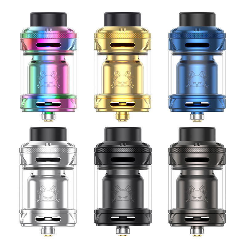 Hellvape फैट रैबिट 2 RTA 6.5ml / 4ml / 2ml डबल-कोइल RTA कस्टमाइज एयरफ्लो टैंक