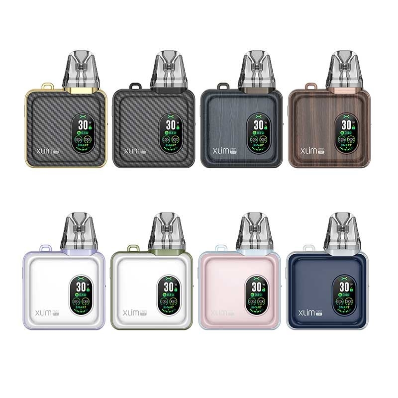 OXVA Xlim SQ प्रो पॉड किट 2ml 1200mAh 0.4ohm/0.6ohm/0.8ohm/1.2ohm