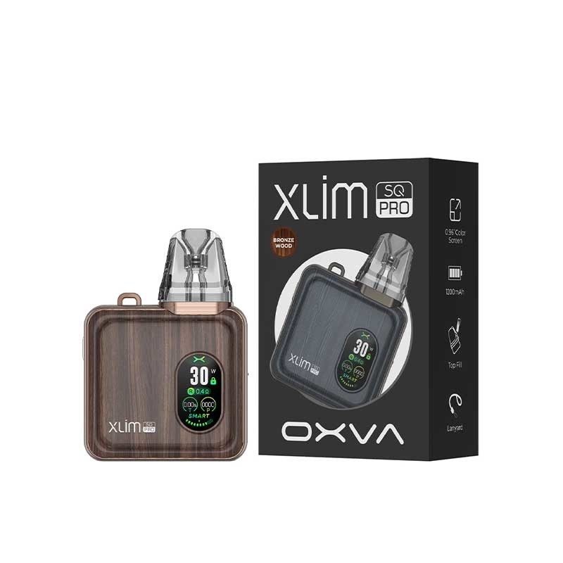OXVA Xlim SQ प्रो पॉड किट 2ml 1200mAh 0.4ohm/0.6ohm/0.8ohm/1.2ohm