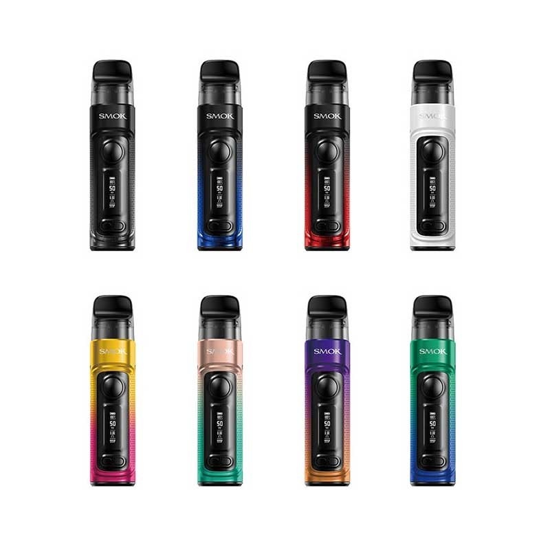 स्मोक आरपीएम सी पॉड किट 1650mAh 2.5ohm आरपीएम 2 कॉइल 4ml आरपीएम सी पॉड कारतूस 50W किट