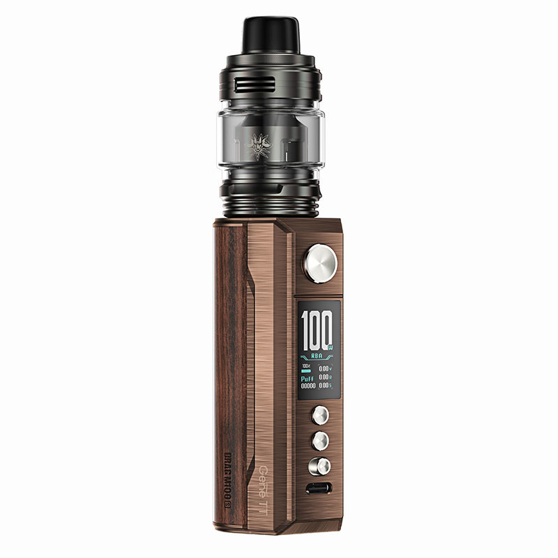वीओपीओ ड्रैग एम100एस मॉड किट 100w पीएनपी कॉइल के साथ 5.5ml 0.5ohm वेप किट