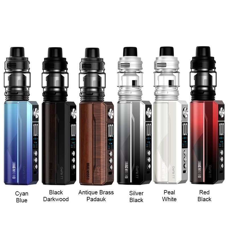 वीओपीओ ड्रैग एम100एस मॉड किट 100w पीएनपी कॉइल के साथ 5.5ml 0.5ohm वेप किट