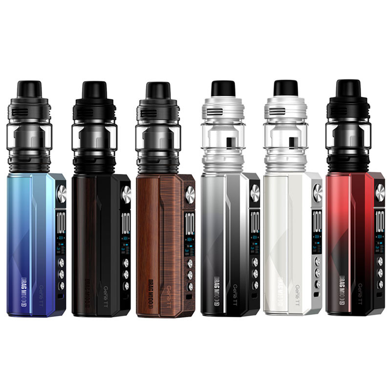 वीओपीओ ड्रैग एम100एस मॉड किट 100w पीएनपी कॉइल के साथ 5.5ml 0.5ohm वेप किट